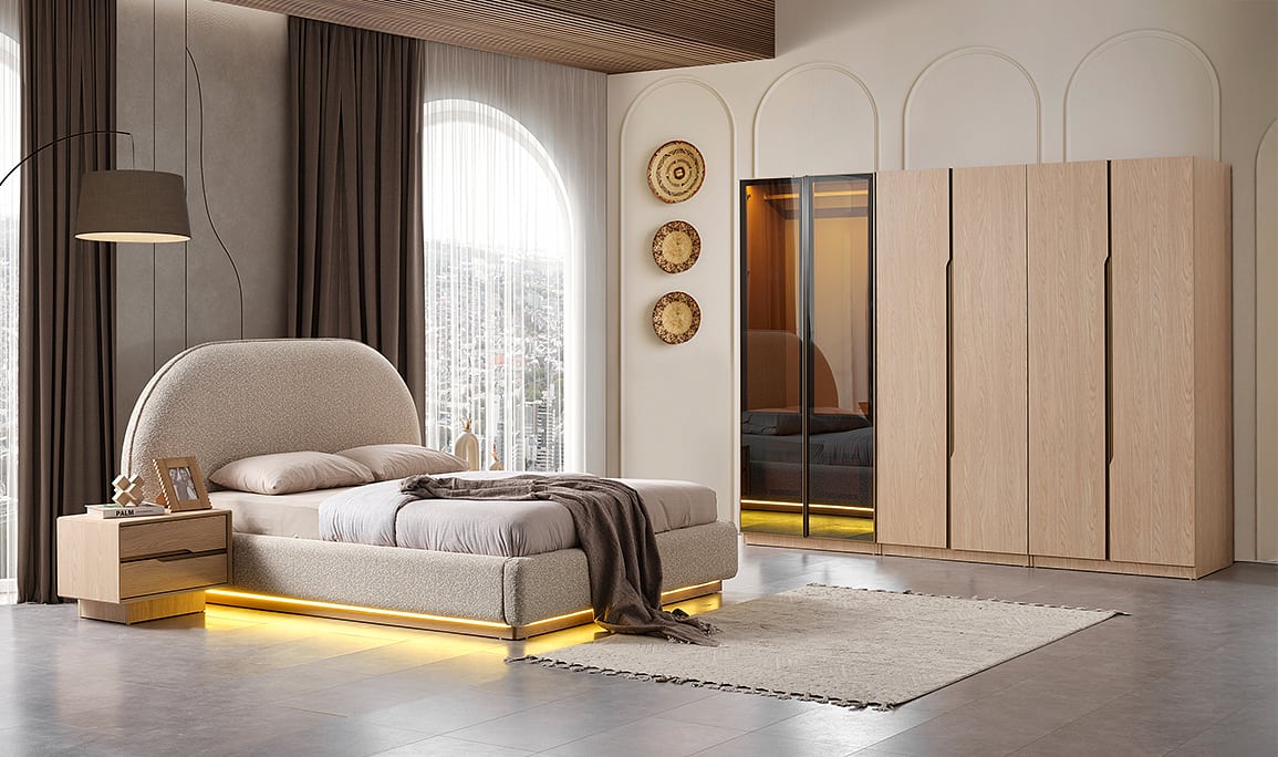 Almina 6 Kapaklı Yatak Odası