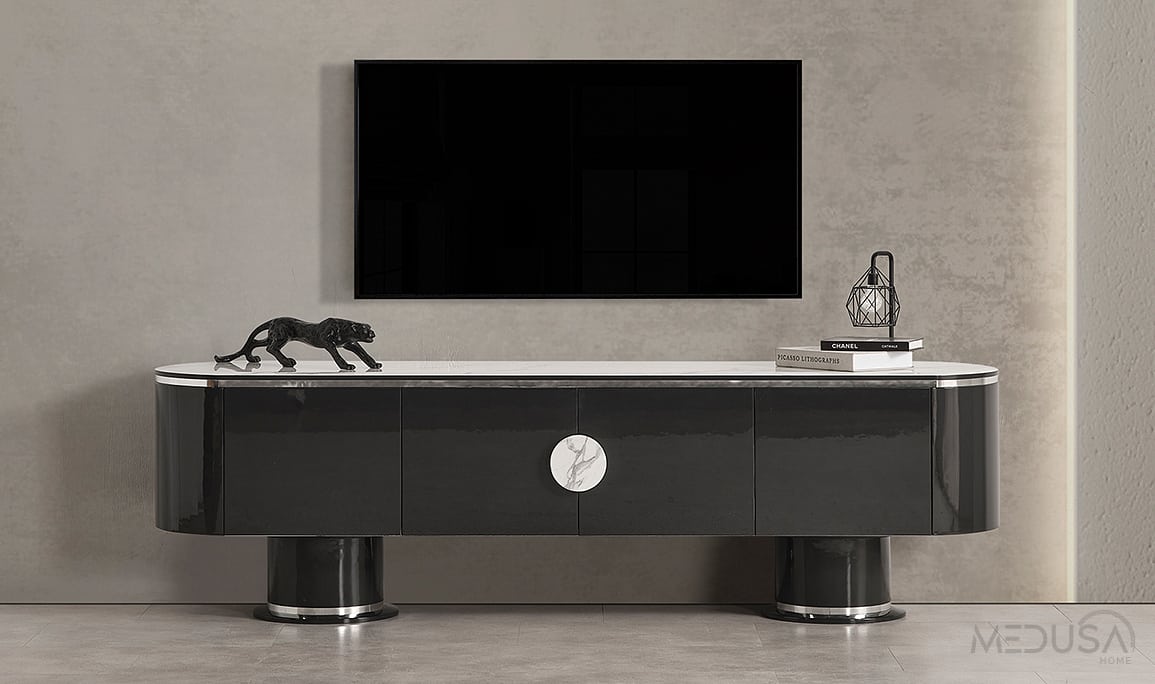 Cartier Antrasit Tv Sehpası