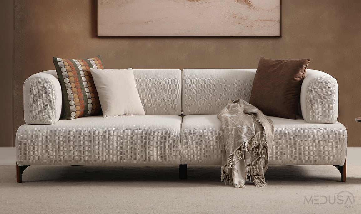 Cratos Wood Yataklı Üçlü Koltuk