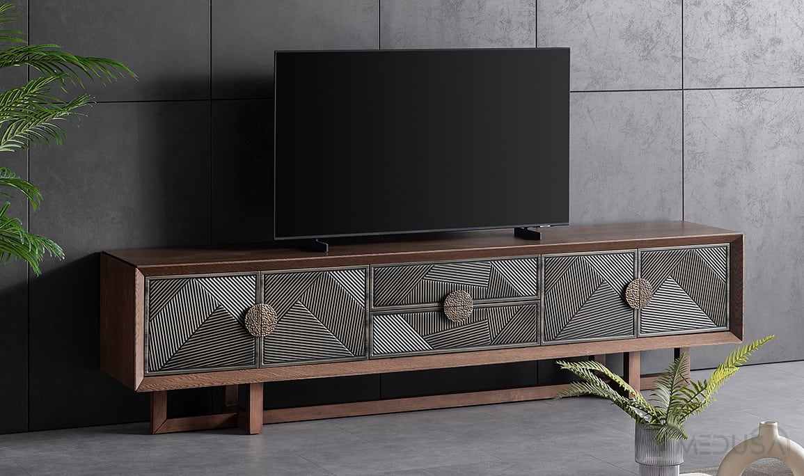 Cross Ahşap Tv Sehpası