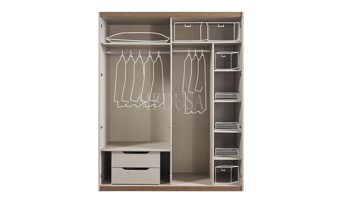 Assos 4 Kapılı Gardırop
