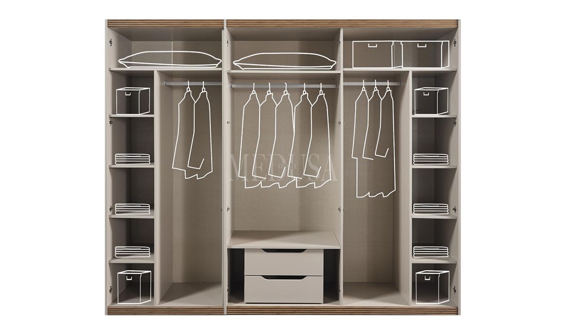 Assos 6 Kapılı Gardırop