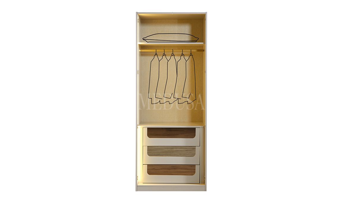 Beth Gold 6 Kapılı Gardırop