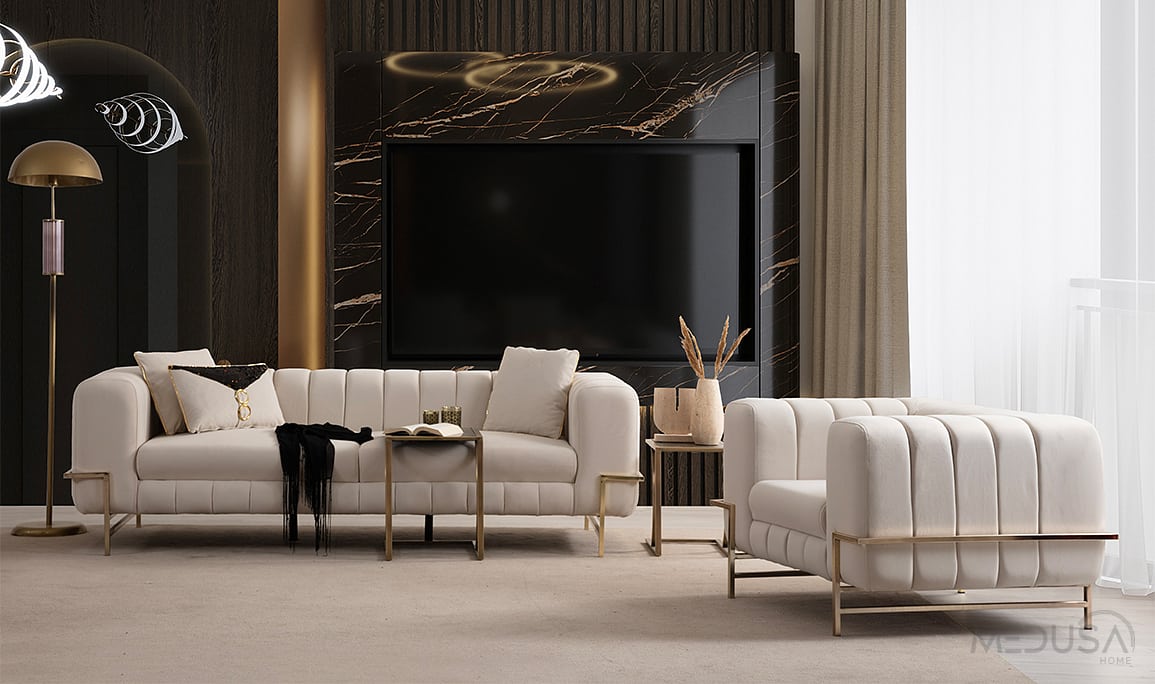 Bond Luxury Üçlü Koltuk