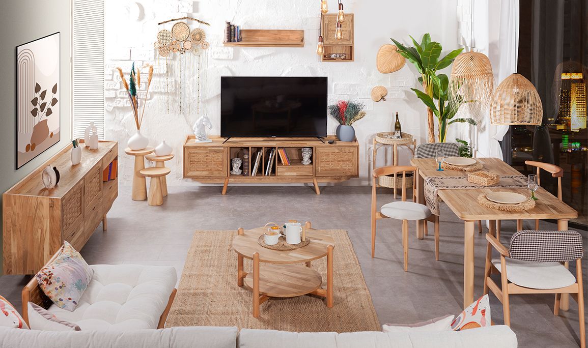 Cardiff Ahşap Tv Ünitesi