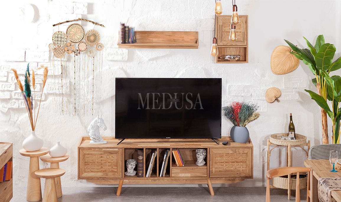 Cardiff Ahşap Tv Ünitesi