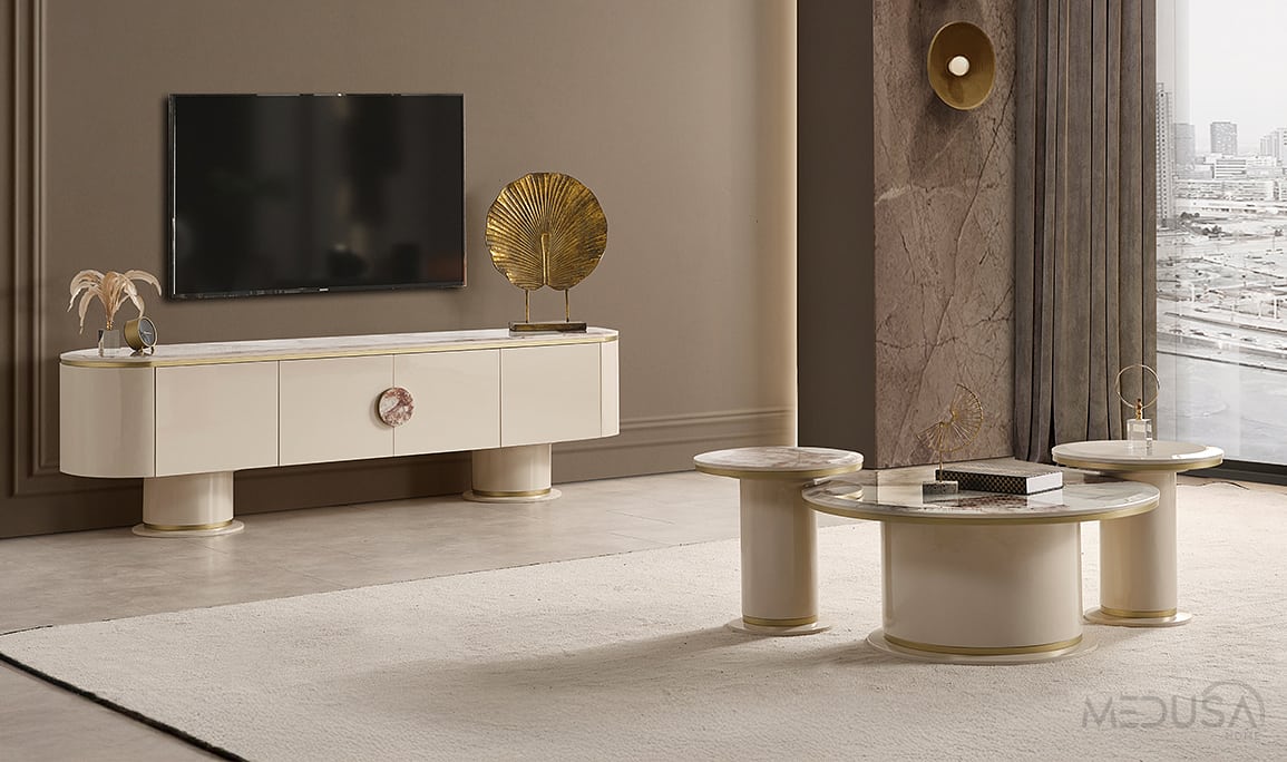 Cartier Krem Yemek Odası