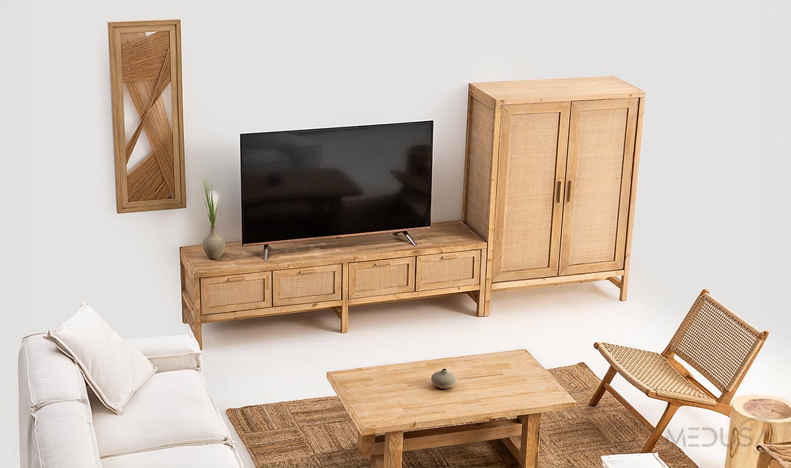 Casablanca Ladin Tv Sehpası + Şaraplık