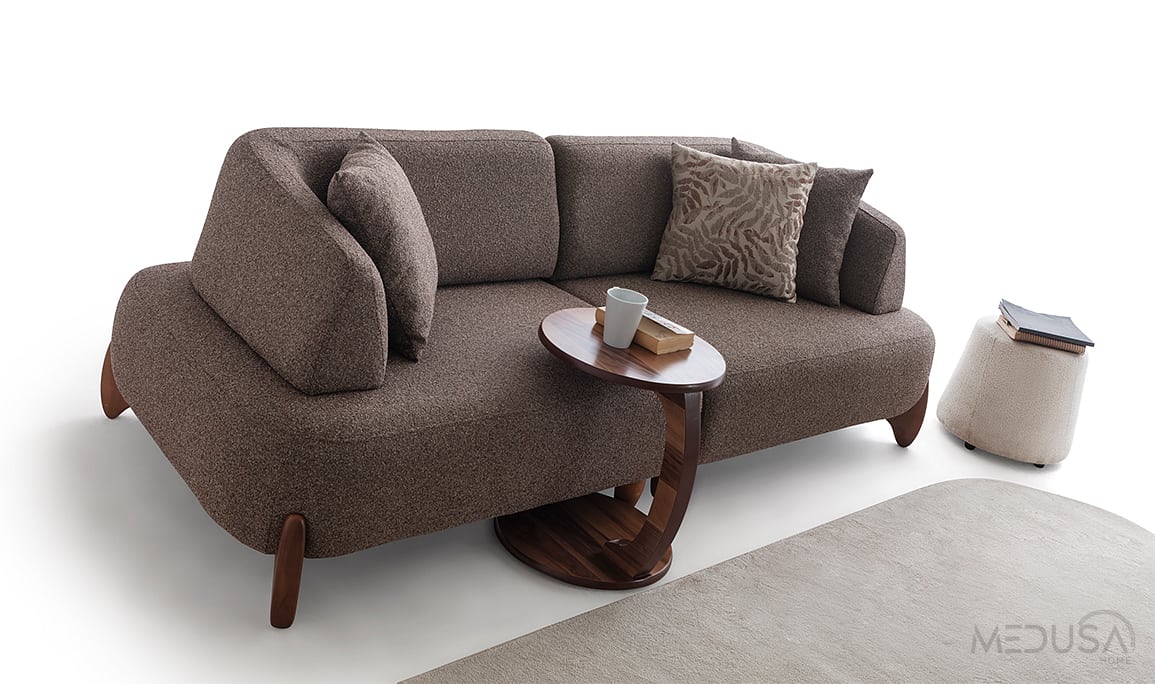 Cosy Kahve Üçlü Koltuk