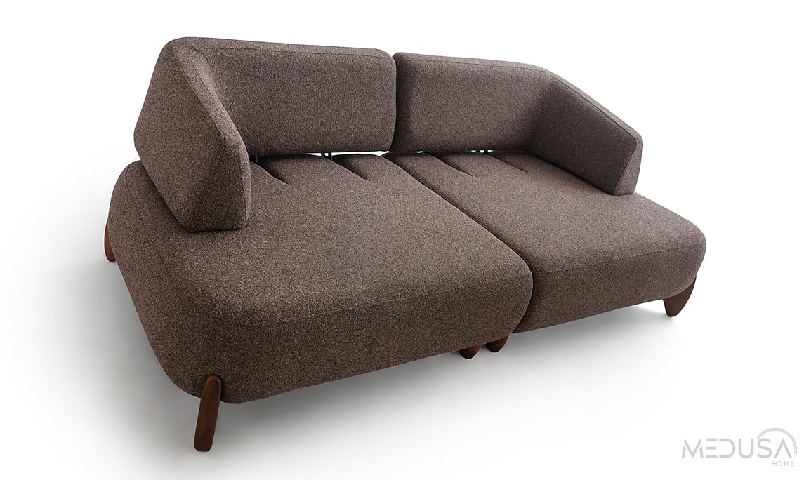 Cosy Kahve Üçlü Koltuk