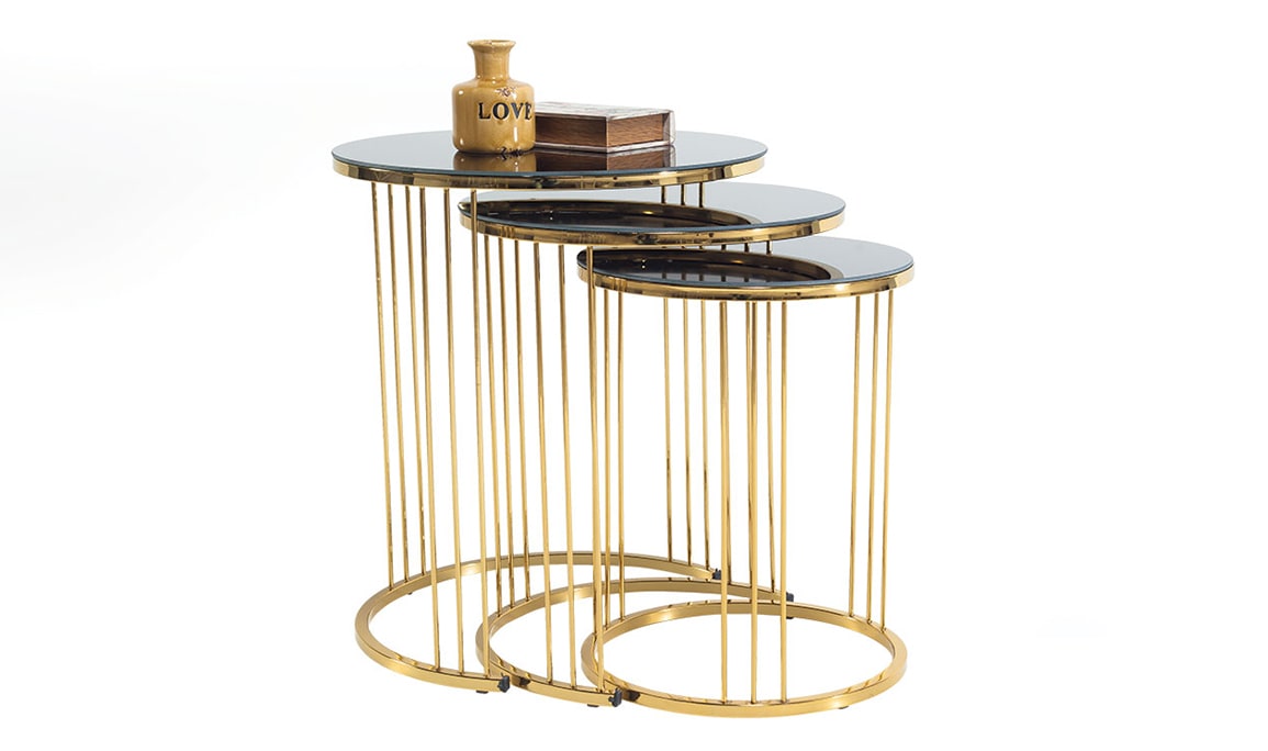 Gezegen Gold Zigon Sehpa