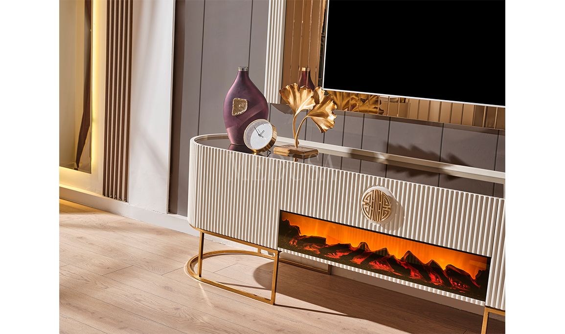Guard Luxury Tv Ünitesi Şömineli