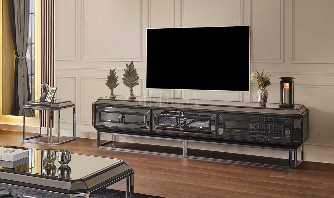 Gucci Antrasit Tv Ünitesi