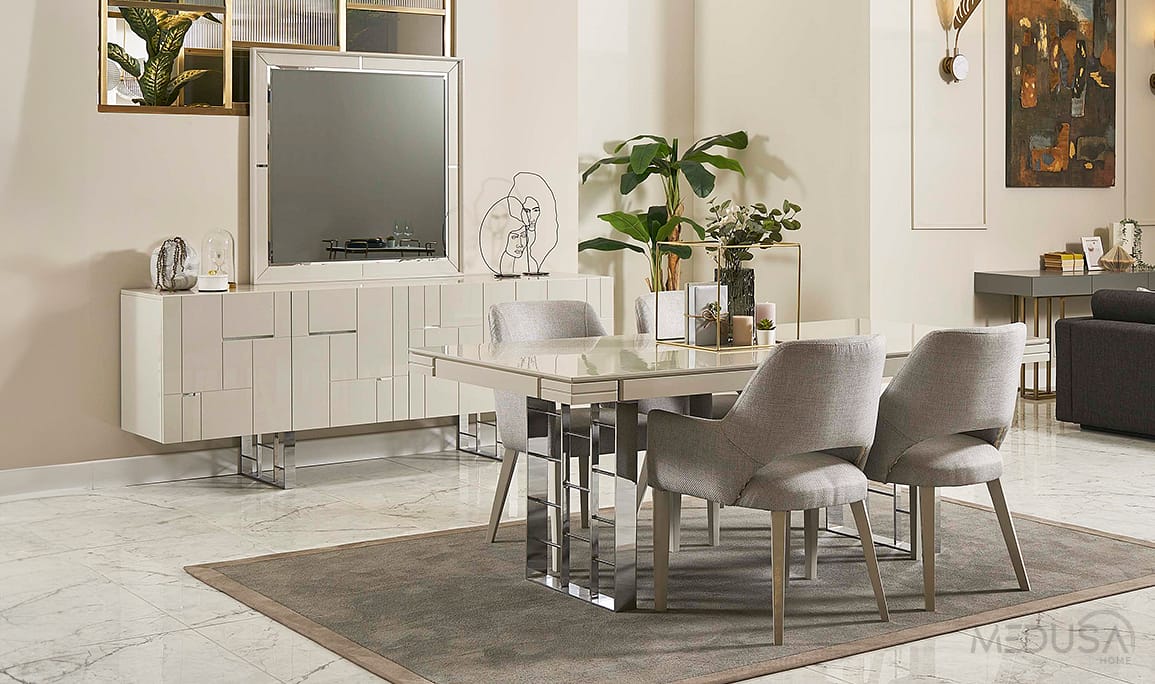 Ibiza Silver Yemek Odası