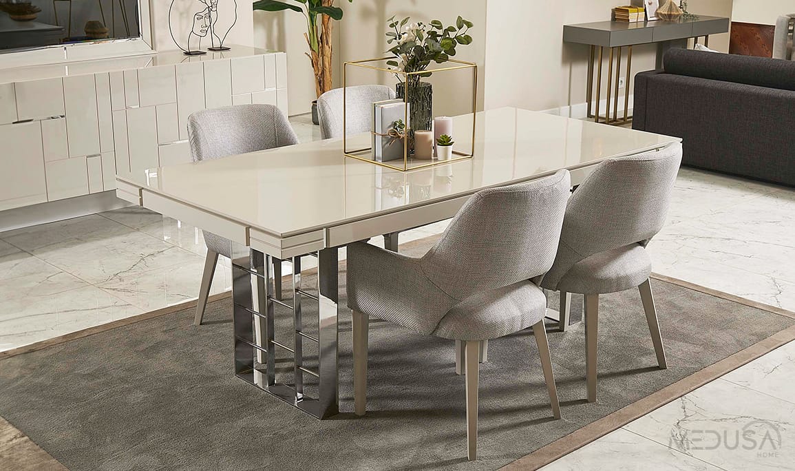 Ibiza Silver Yemek Odası