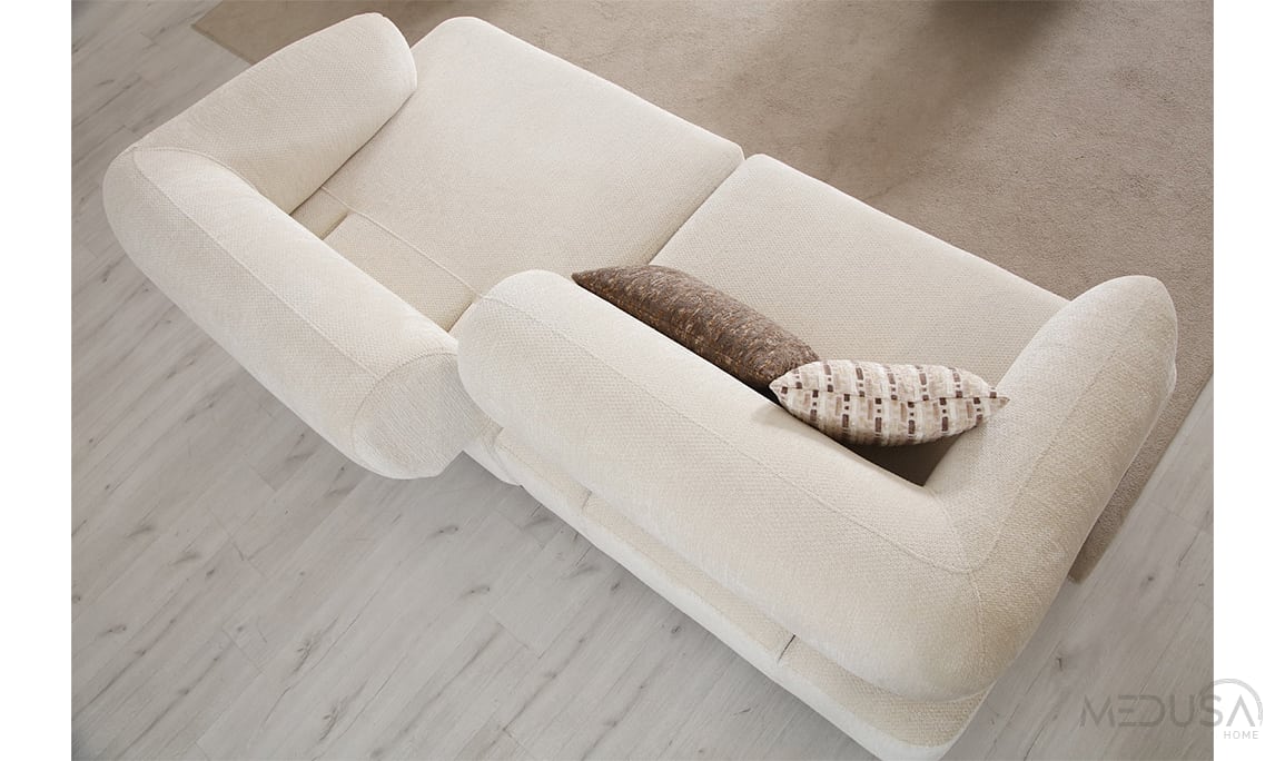 İlyora Wood Yataklı Üçlü Koltuk