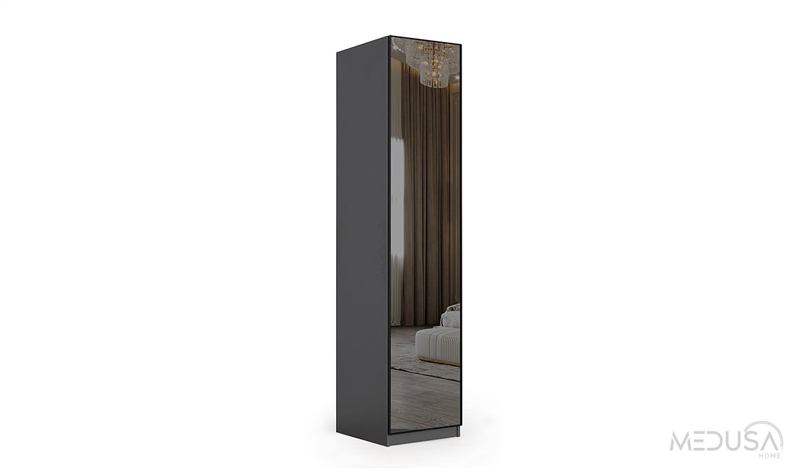 Infinity Black Köşe Gardırop