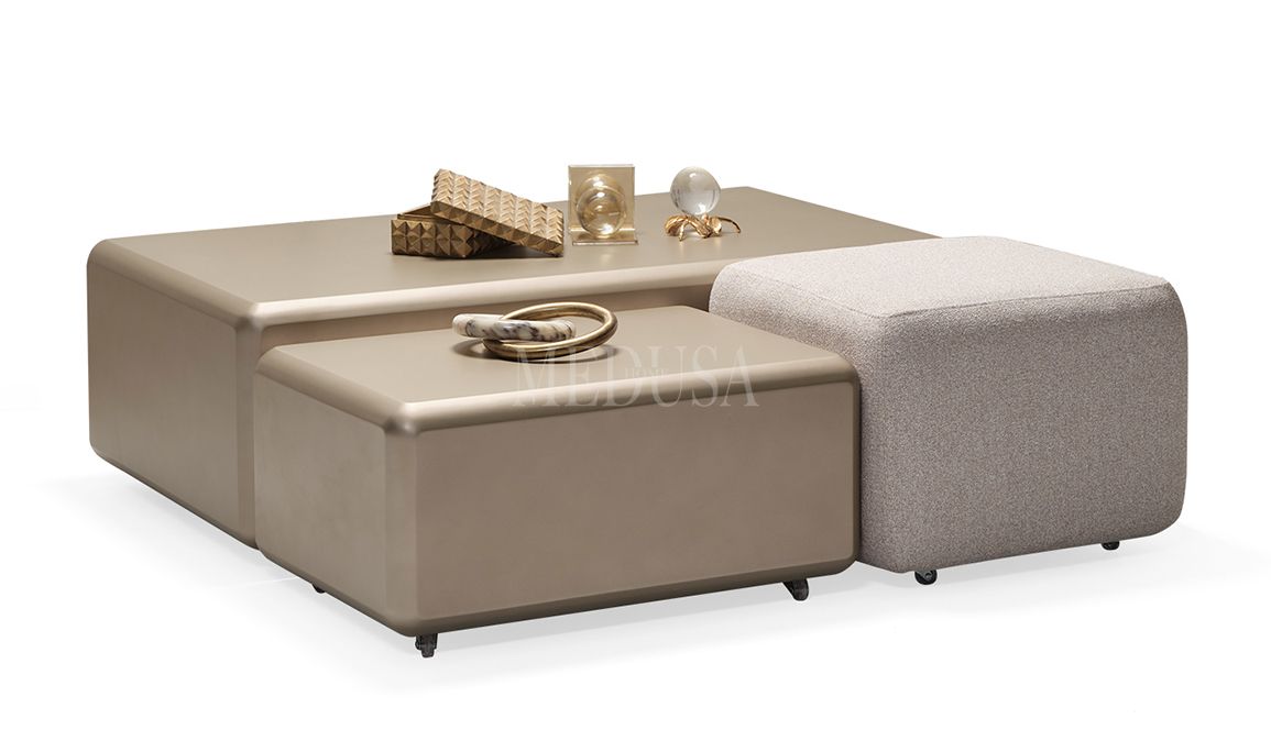 Isabel İtaly Design Puflu Orta Sehpa