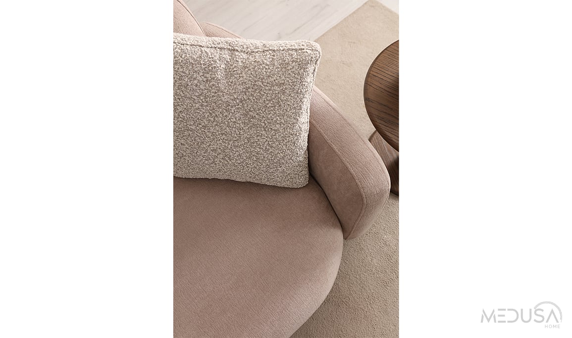Lucca Dark Taupe Üçlü Koltuk