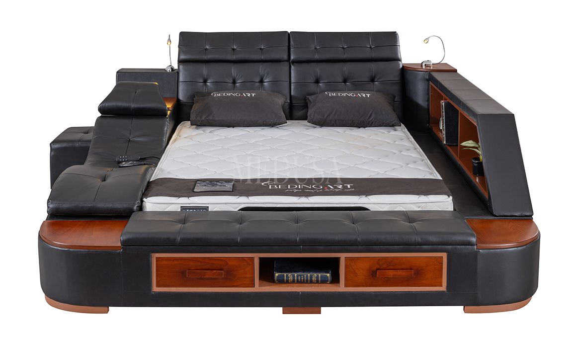 Luxe Life Siyah Karyola