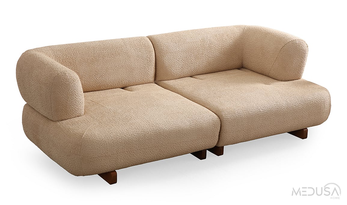 Manetti Wood Üçlü Koltuk
