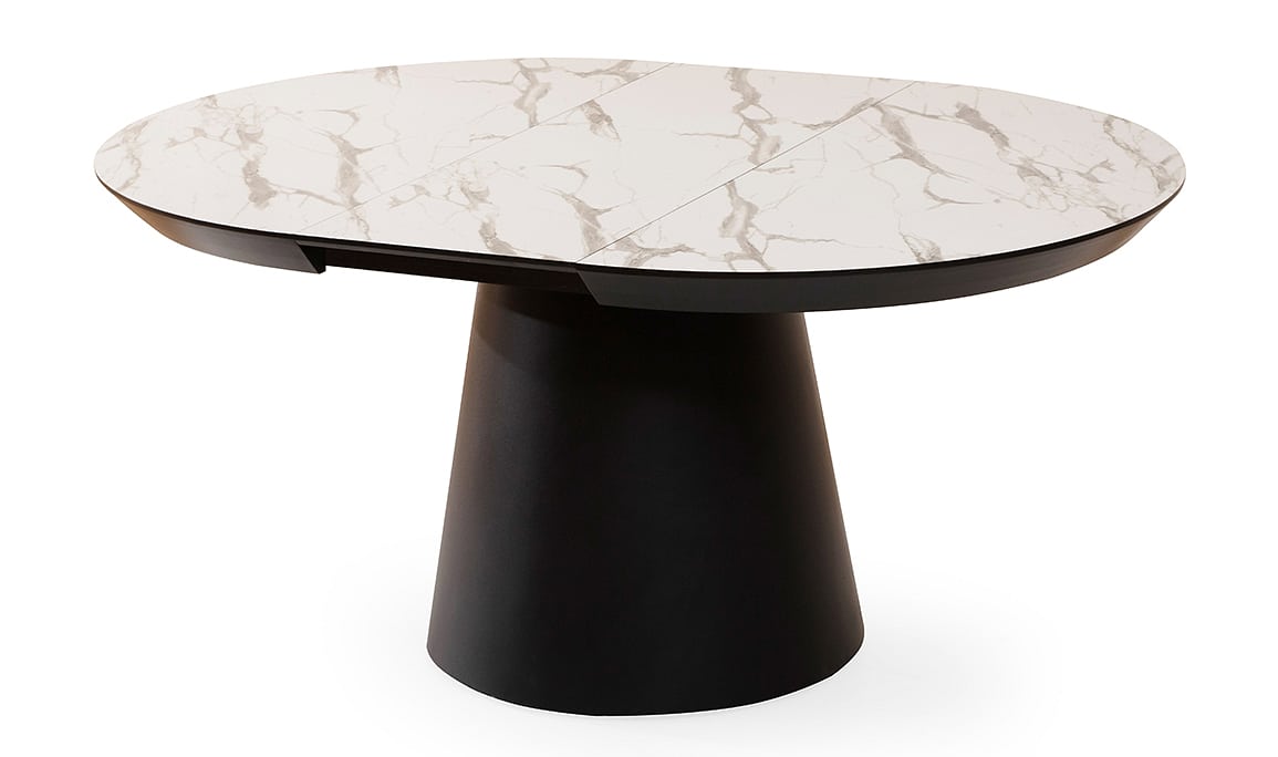 Marble Açılabilir Yuvarlak Masa