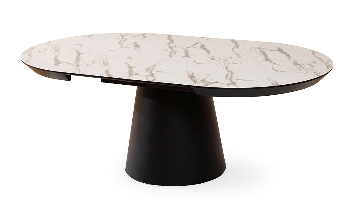 Marble Açılabilir Yuvarlak Masa