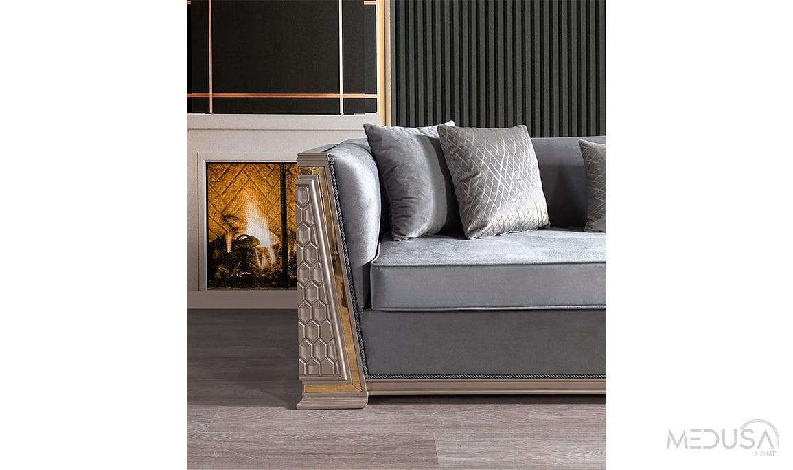 Milan Luxury Üçlü Koltuk