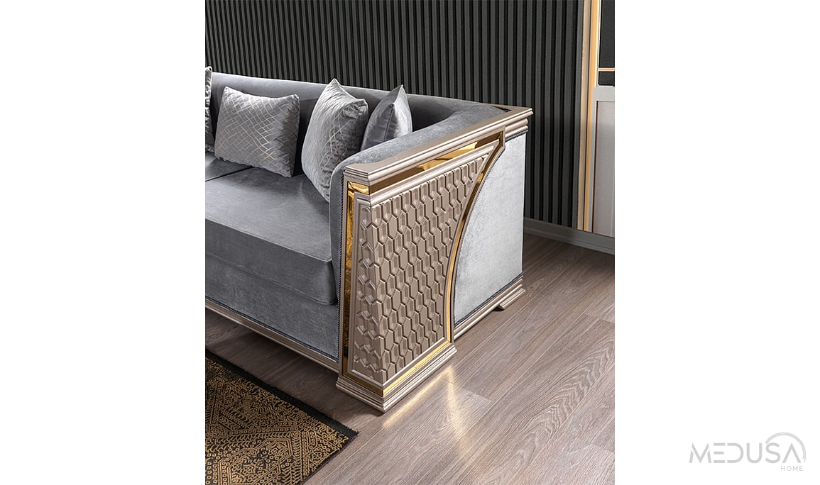 Milan Luxury Üçlü Koltuk