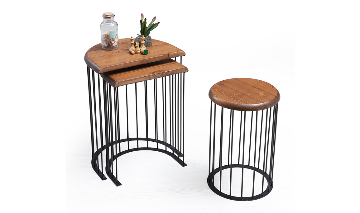 Nova Walnut Zigon Sehpa