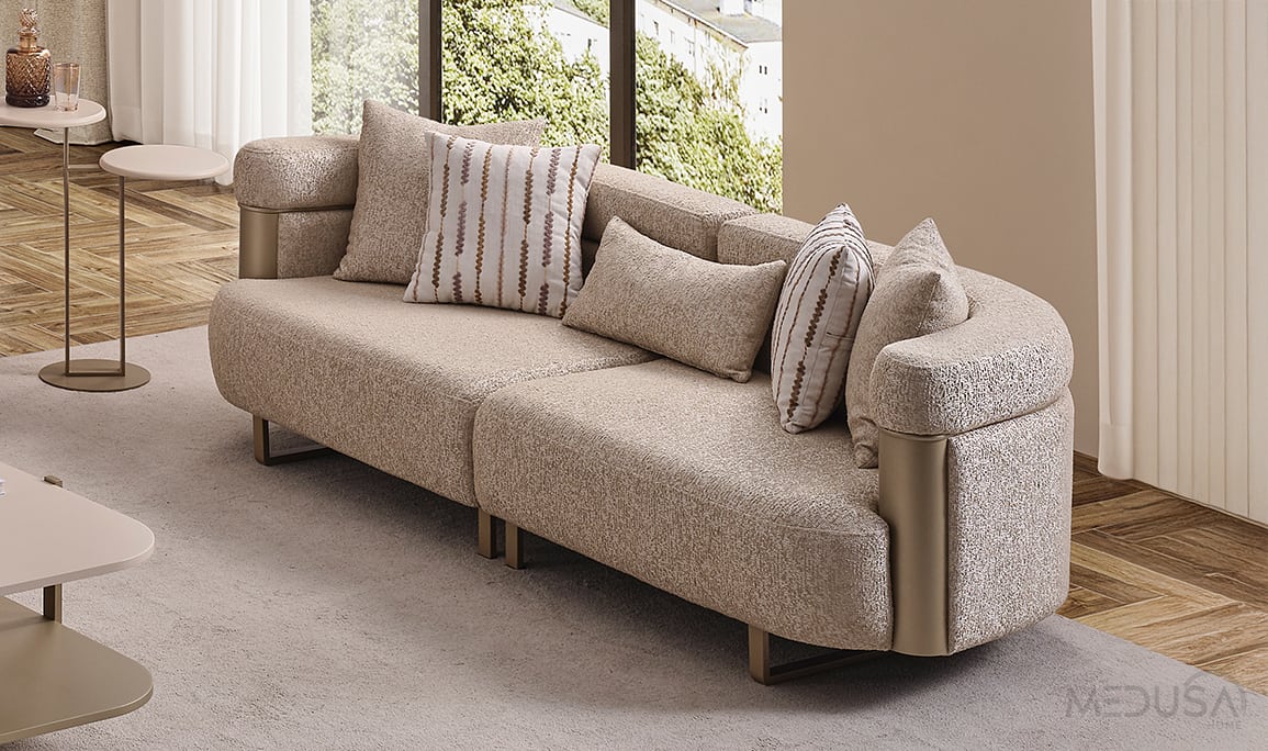 Osvin Luxury Üçlü Koltuk