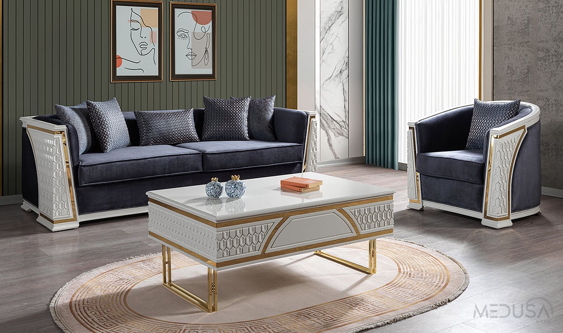 Paris Luxury Üçlü Koltuk