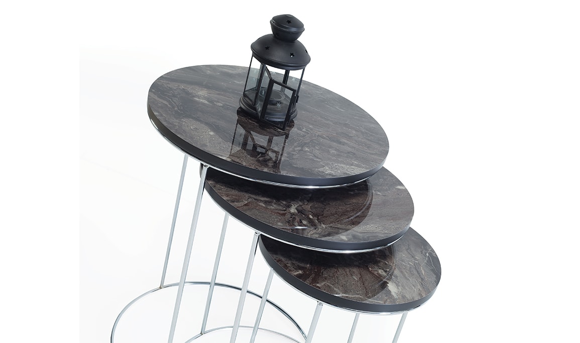 Riga Black Zigon Sehpa