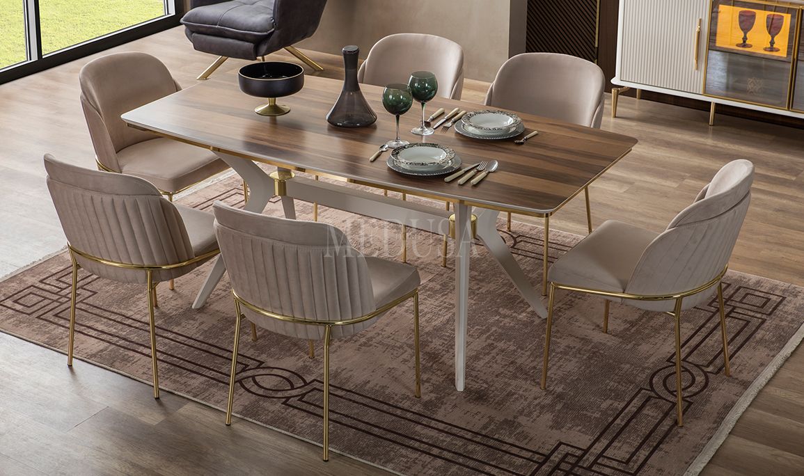 Royal Gold Yemek Odası