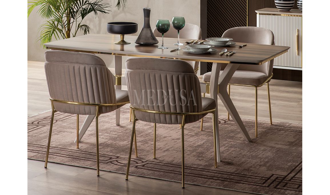 Royal Gold Yemek Odası