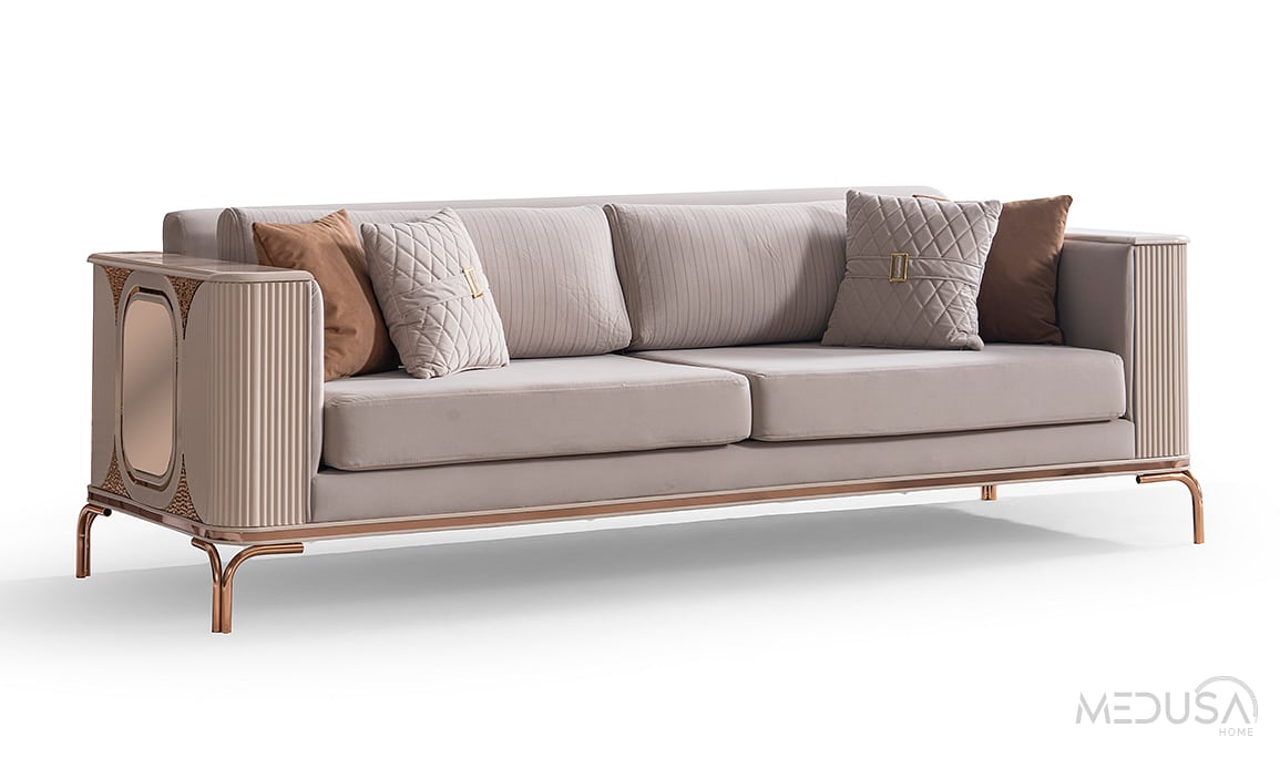 Stella Luxury Üçlü Koltuk