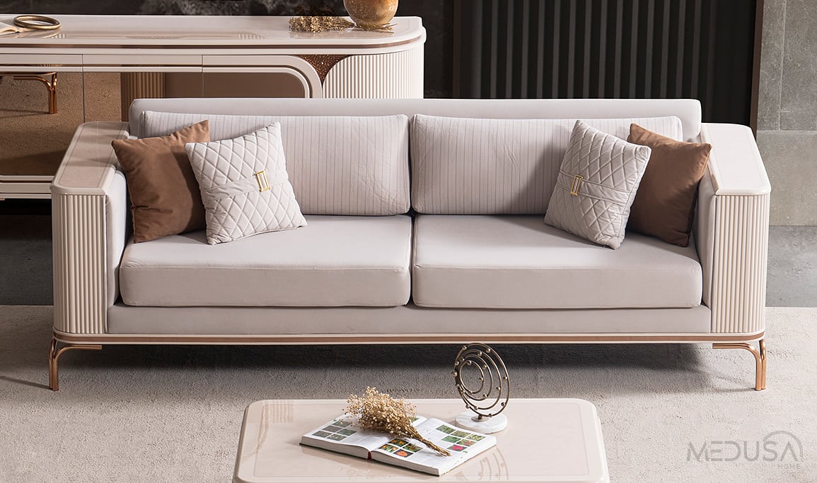 Stella Luxury Üçlü Koltuk