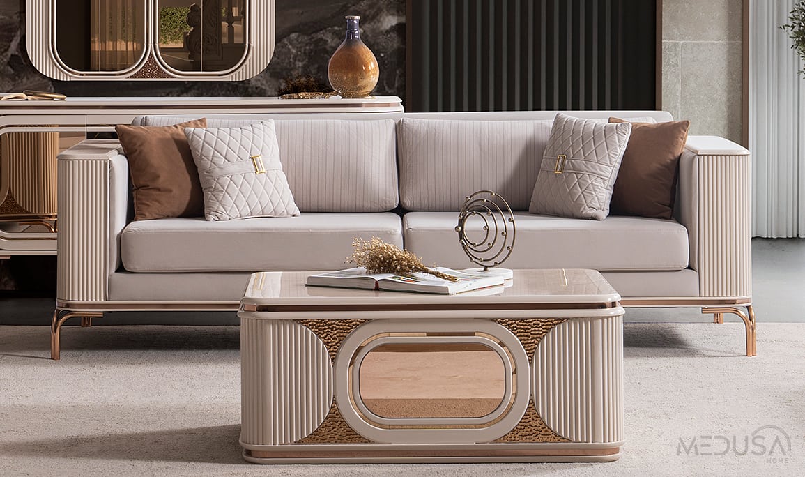 Stella Luxury Üçlü Koltuk