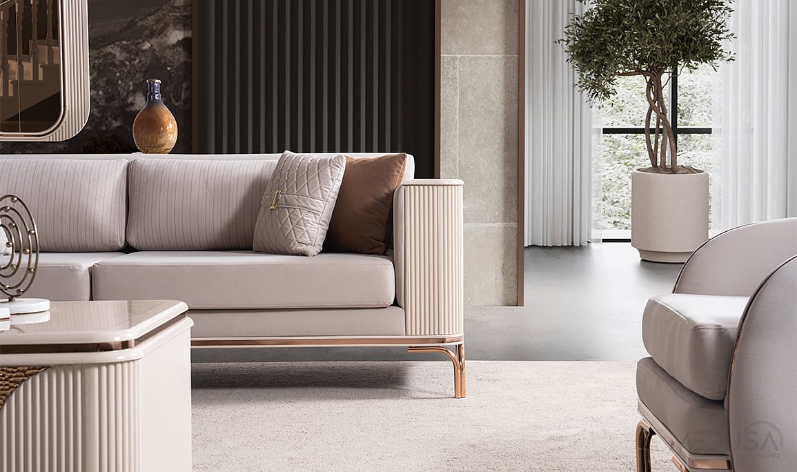 Stella Luxury Üçlü Koltuk