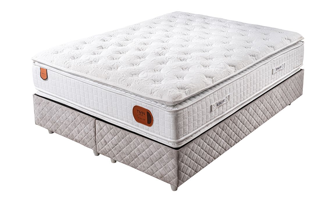 Twin Double Set Baza Başlık Yatak