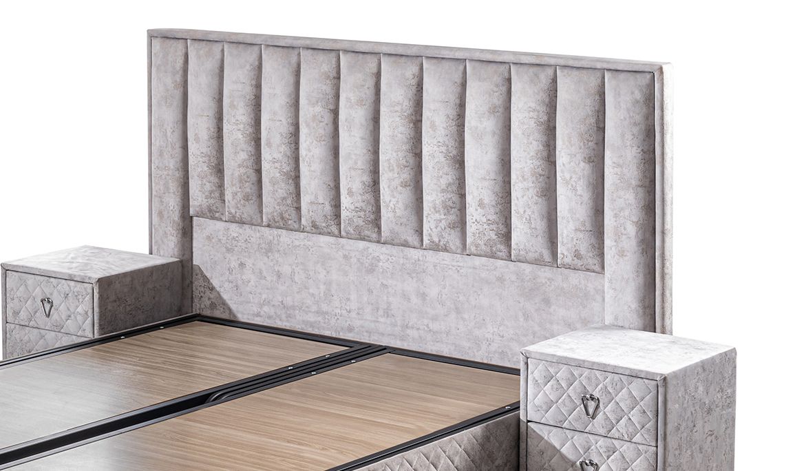 Twin Double Set Baza Başlık Yatak