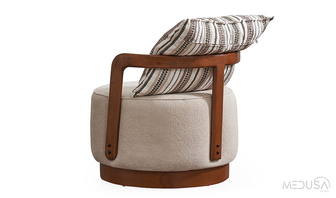 Vizyon Walnut Berjer