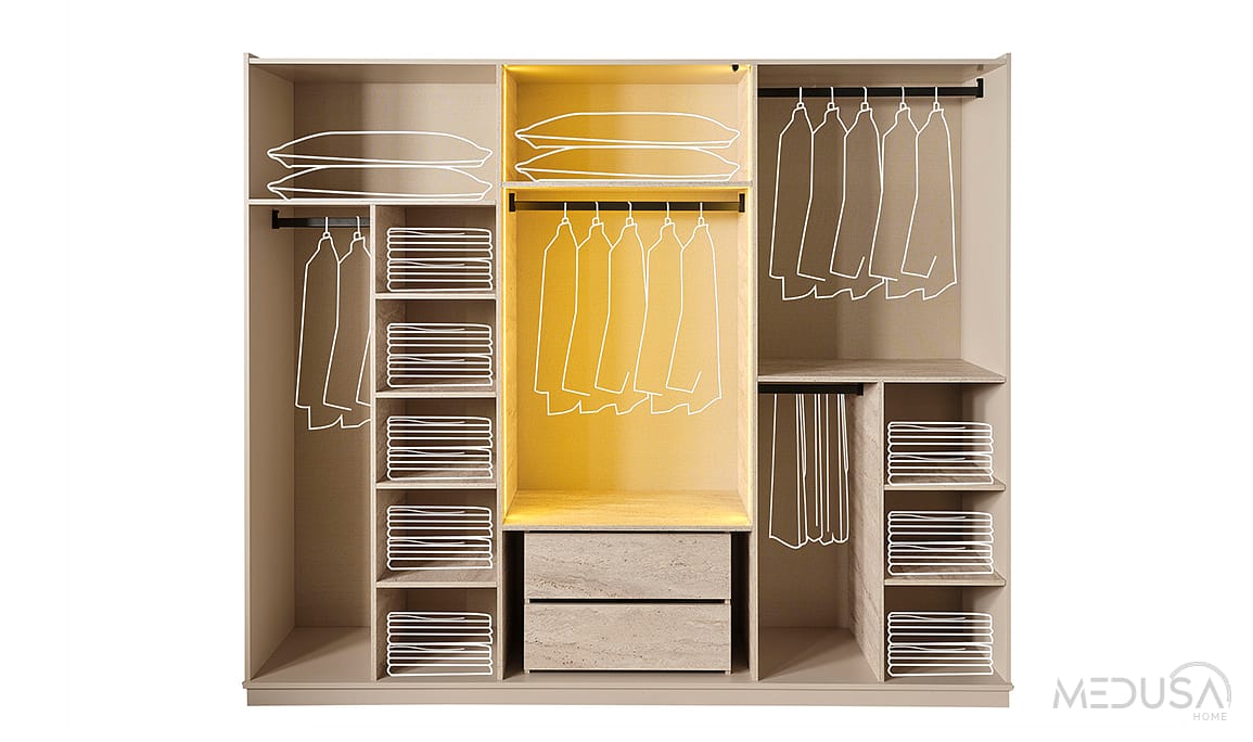 Zara Gold Gardırop