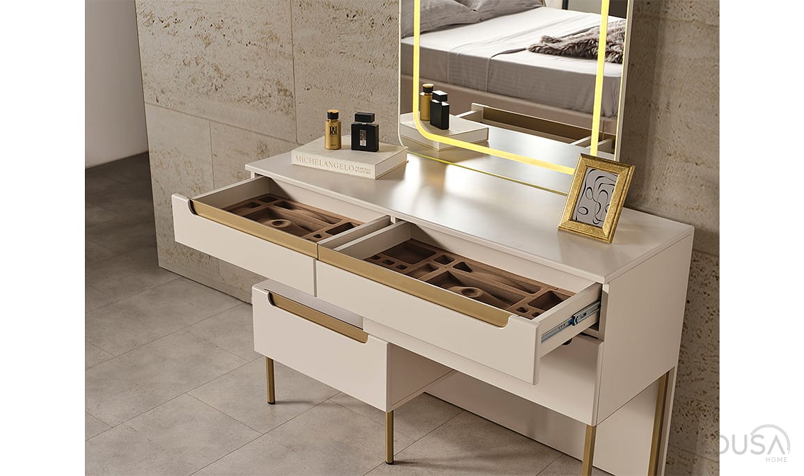 Zara Gold Şifonyer