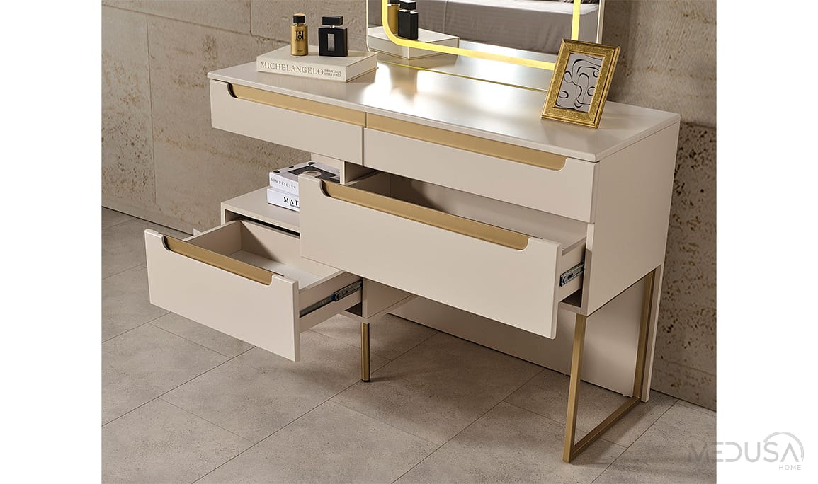 Zara Gold Şifonyer
