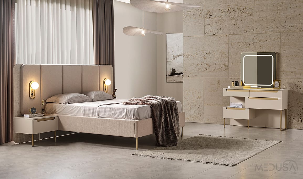 Zara Gold Yatak Odası