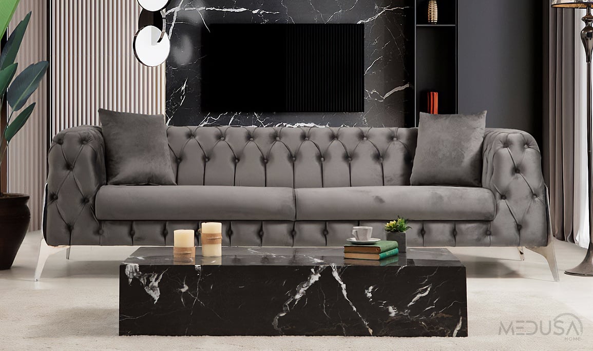 Fantom Luxury Üçlü Koltuk