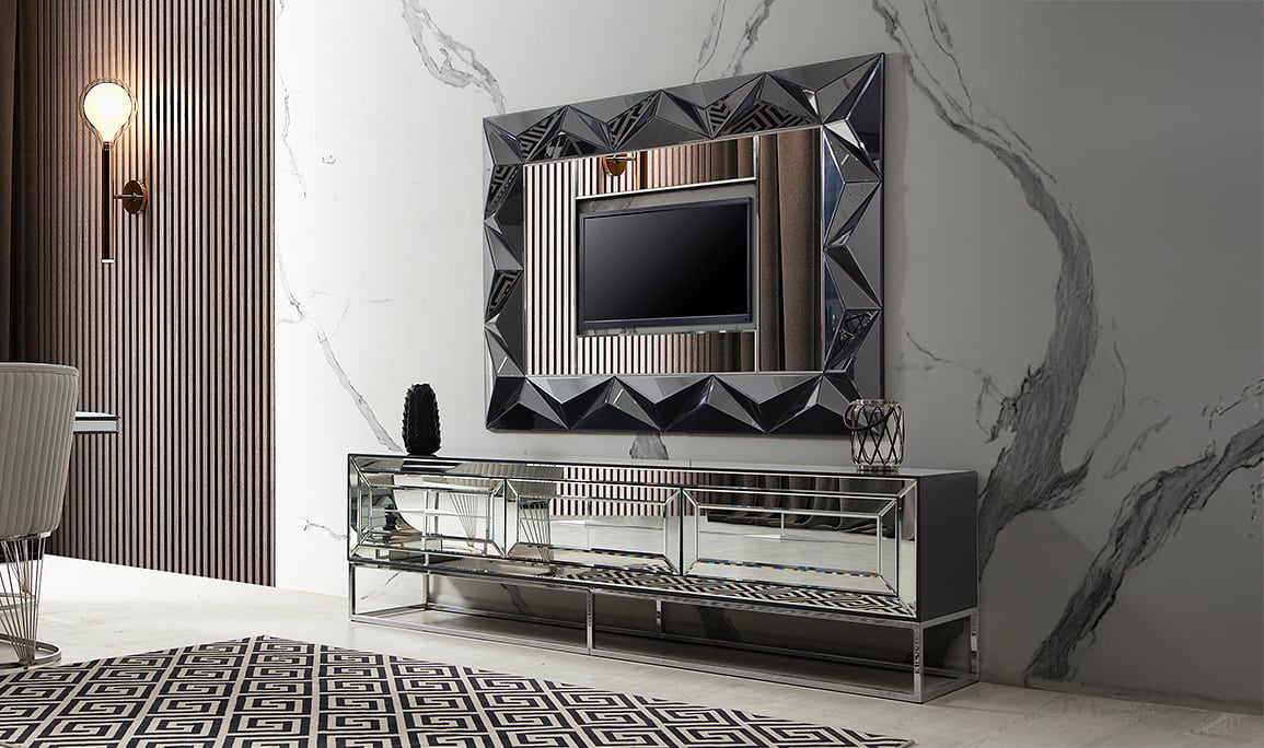 Jaguar Aynalı Tv Ünitesi