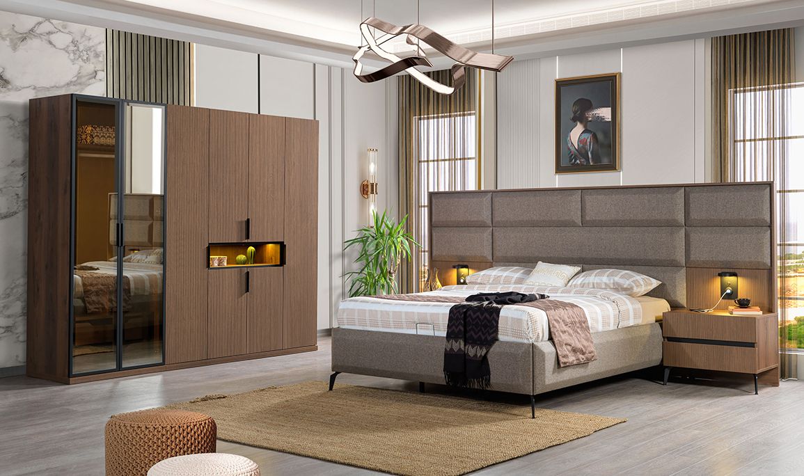 Kaplan 6 Kapılı Yatak Odası