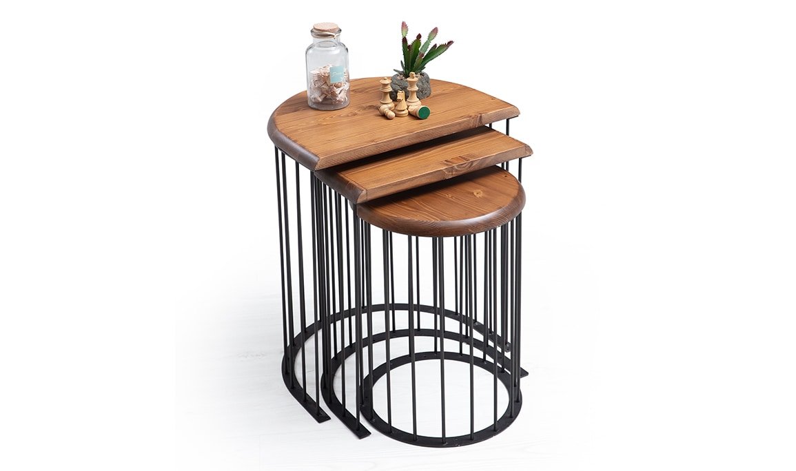 Nova Walnut Zigon Sehpa